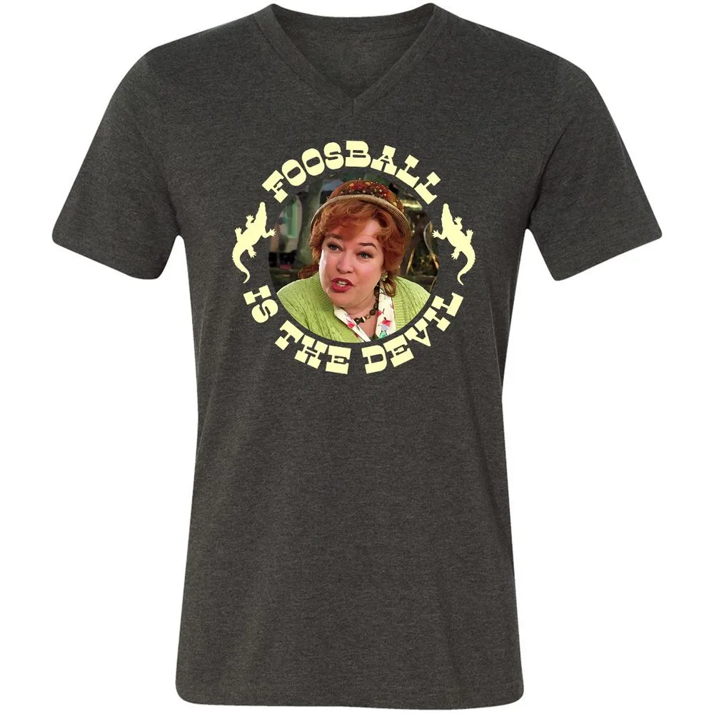 Unisex V-Neck T-Shirt - PVG95TTC - Dark Grey Heather - 8