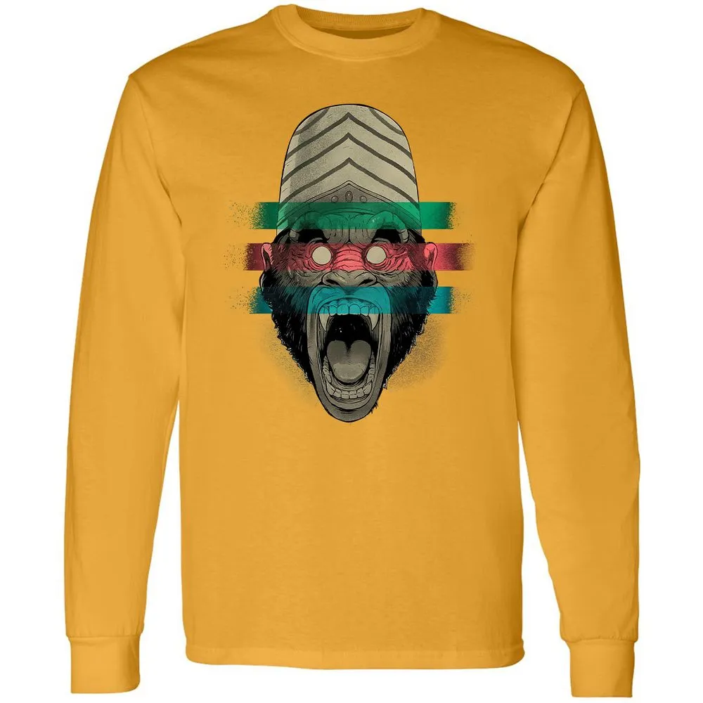Long Sleeve T-Shirt - YMU5V3GW - Gold - 9