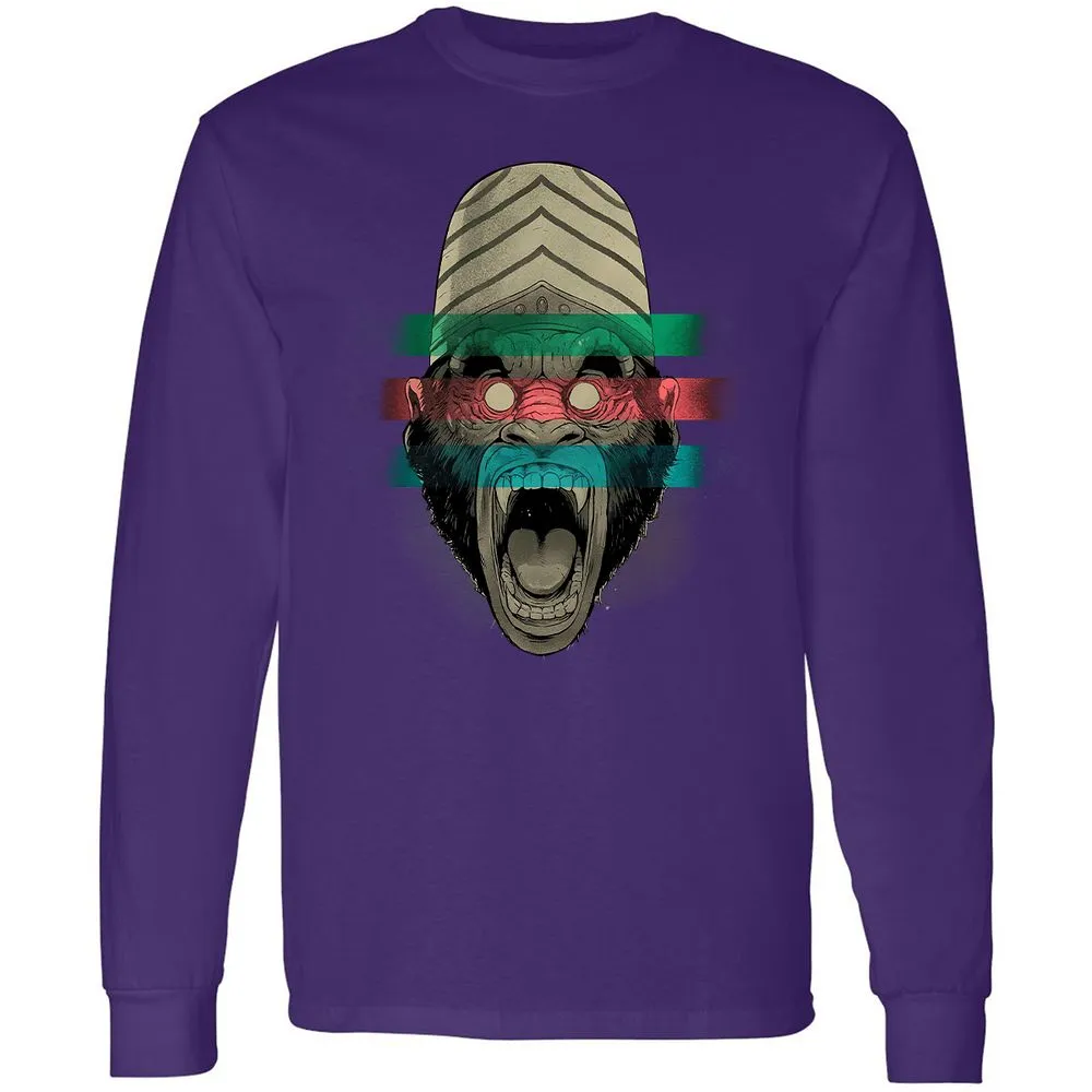 Long Sleeve T-Shirt - YMU5V3GW - Purple - 13