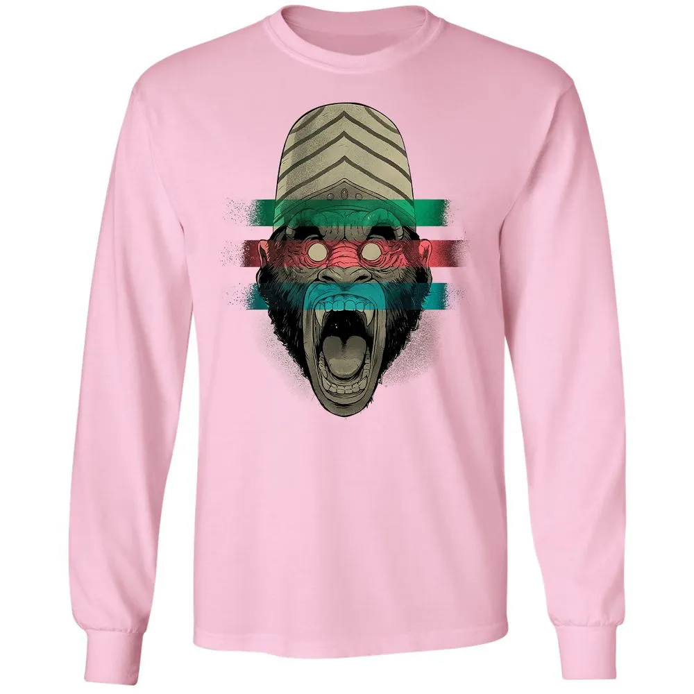 Long Sleeve T-Shirt - YMU5V3GW - Light Pink - 3