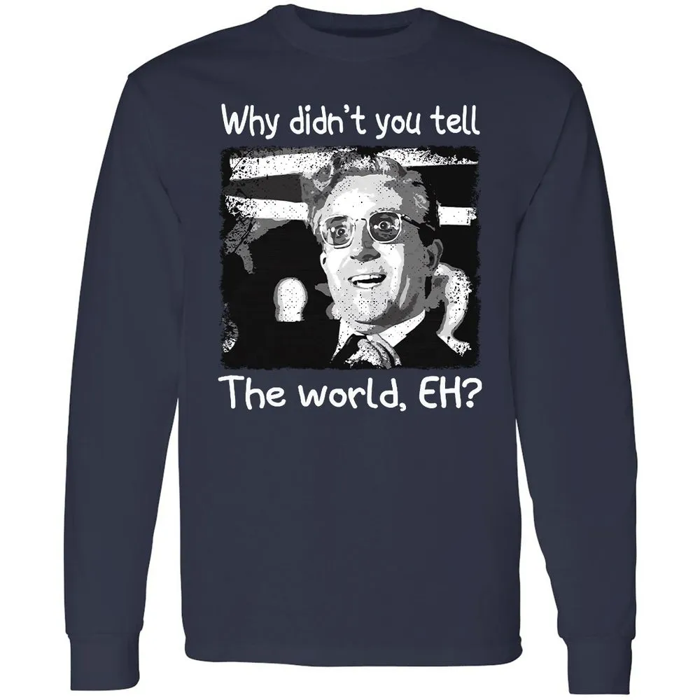 Long Sleeve T-Shirt - 9W6FSHWG - Navy - 2
