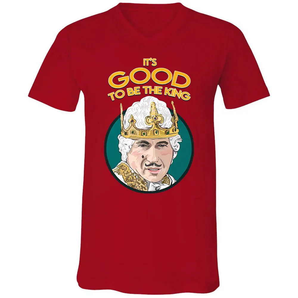 Unisex V-Neck T-Shirt - LA18SPNG - Red - 3