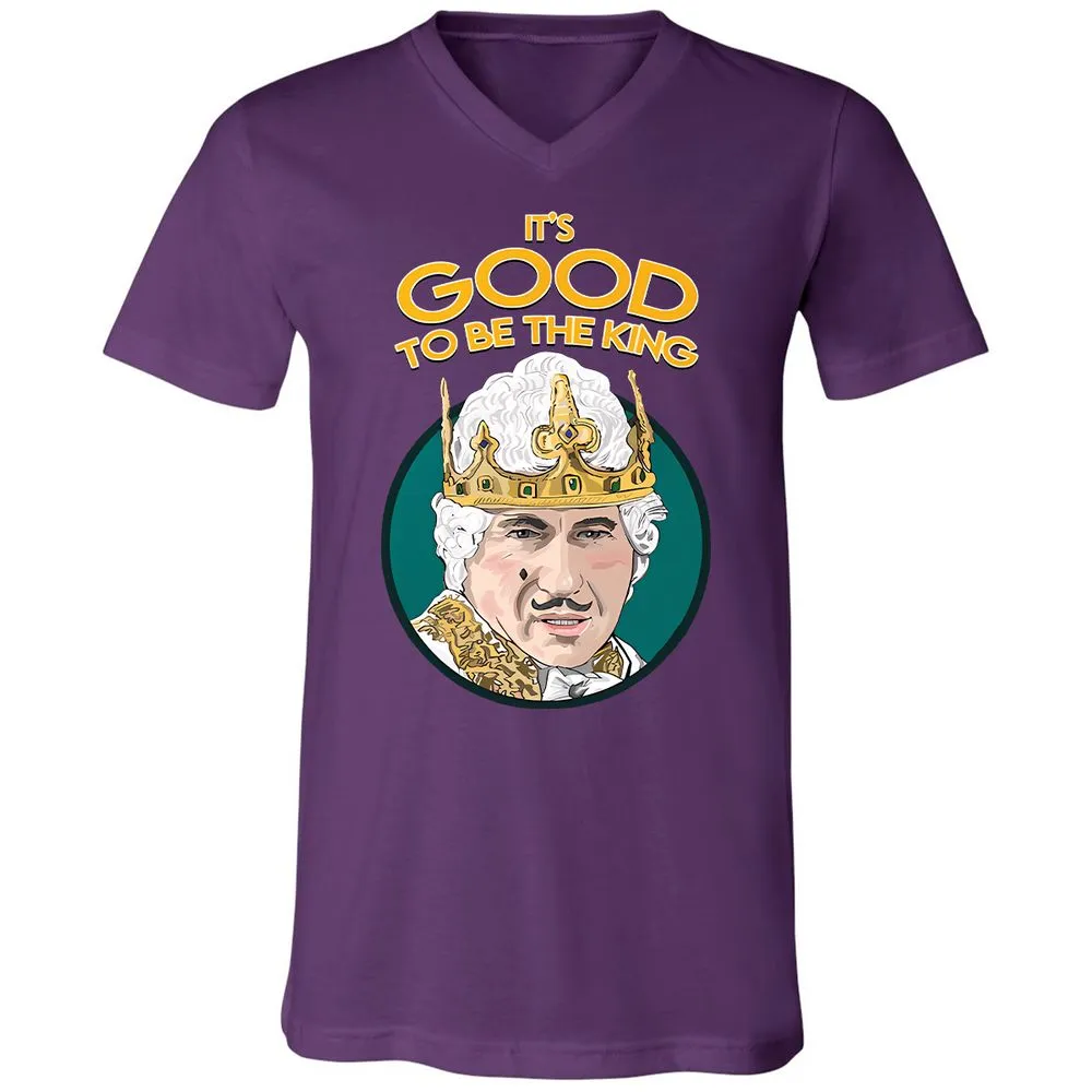 Unisex V-Neck T-Shirt - LA18SPNG - Team Purple - 2