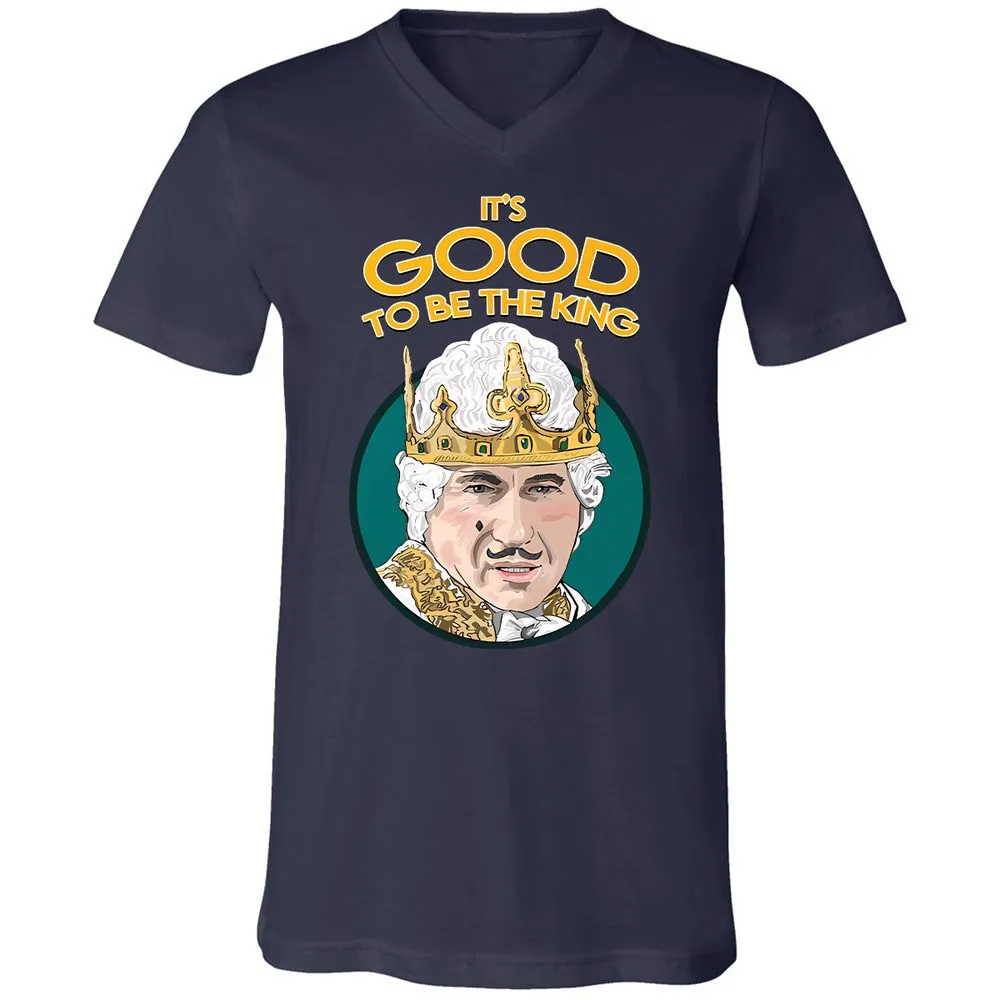 Unisex V-Neck T-Shirt - LA18SPNG - Navy - 9