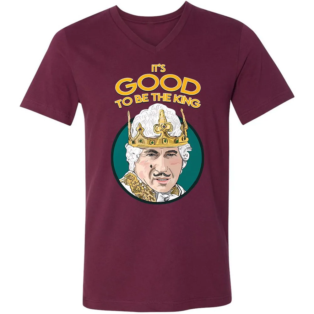 Unisex V-Neck T-Shirt - LA18SPNG - Maroon - 6