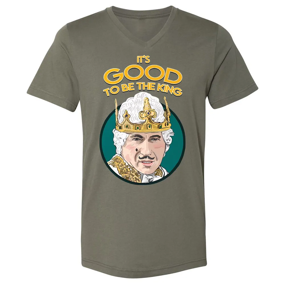 Unisex V-Neck T-Shirt - LA18SPNG - Military Green - 10