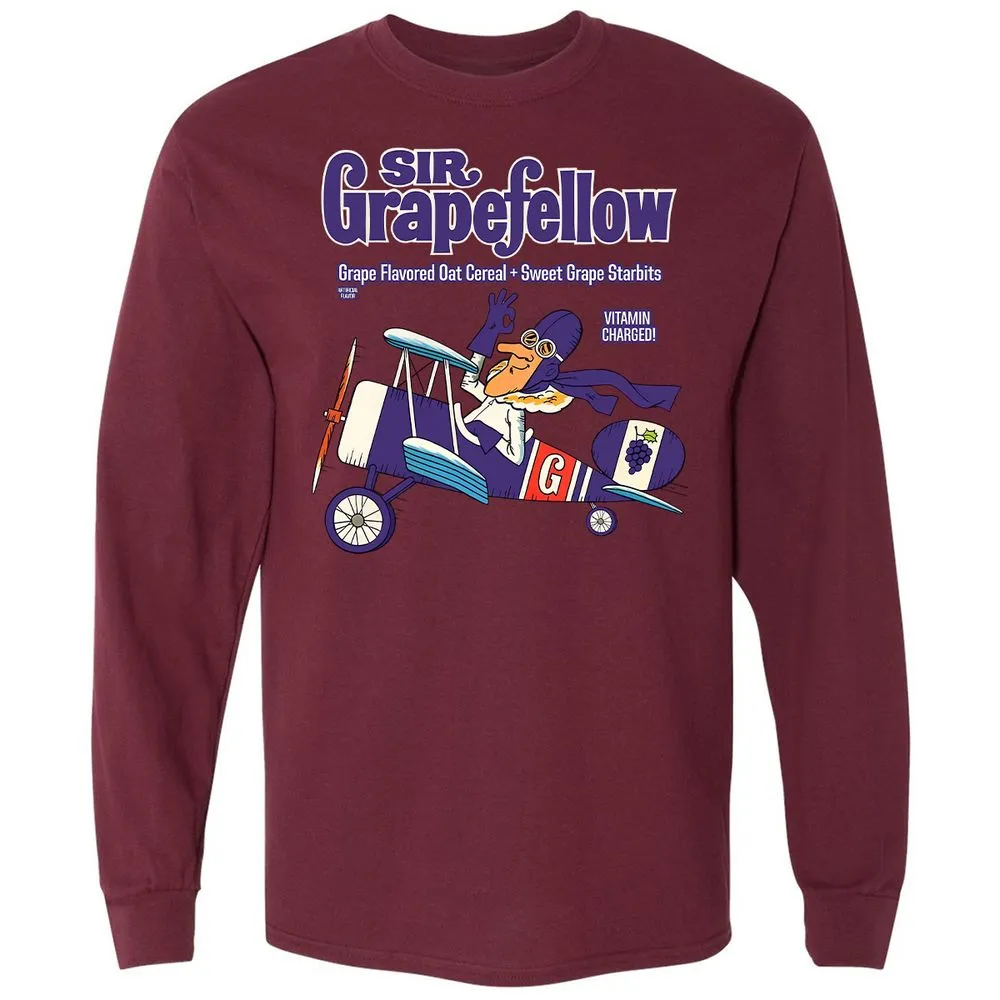 Long Sleeve T-Shirt - Y33ZJUBB - Maroon - 11
