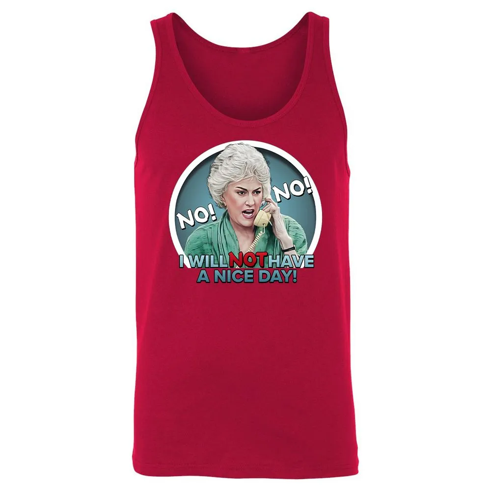 Unisex Jersey Tank - X4L1RA2Q - Red - 11