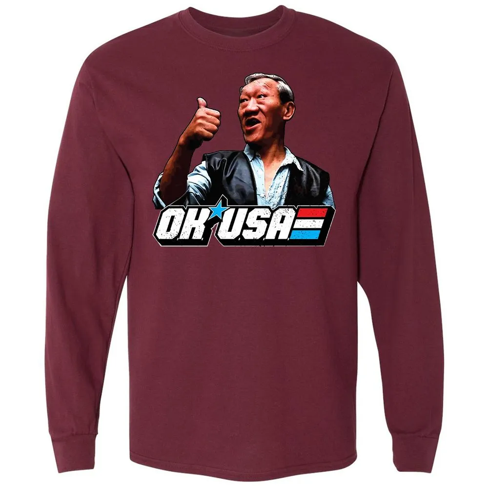 Long Sleeve T-Shirt - FSGTA5ZN - Maroon - 11