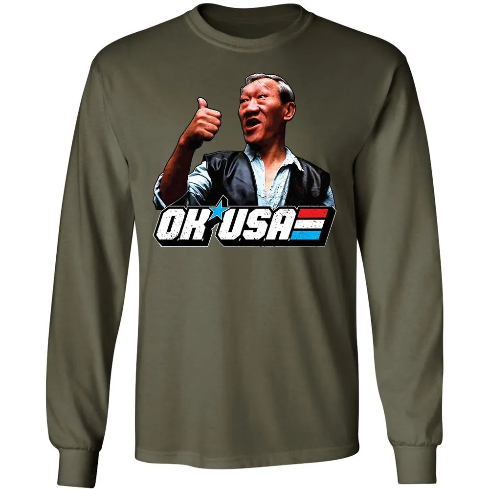 Long Sleeve T-Shirt - FSGTA5ZN - Military Green - 16