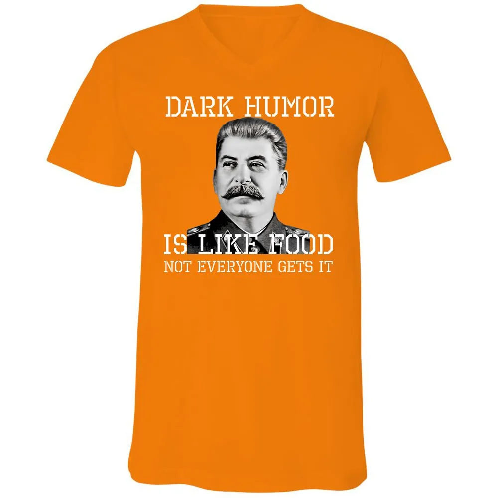 Unisex V-Neck T-Shirt - KGUTUMXZ - Orange - 11