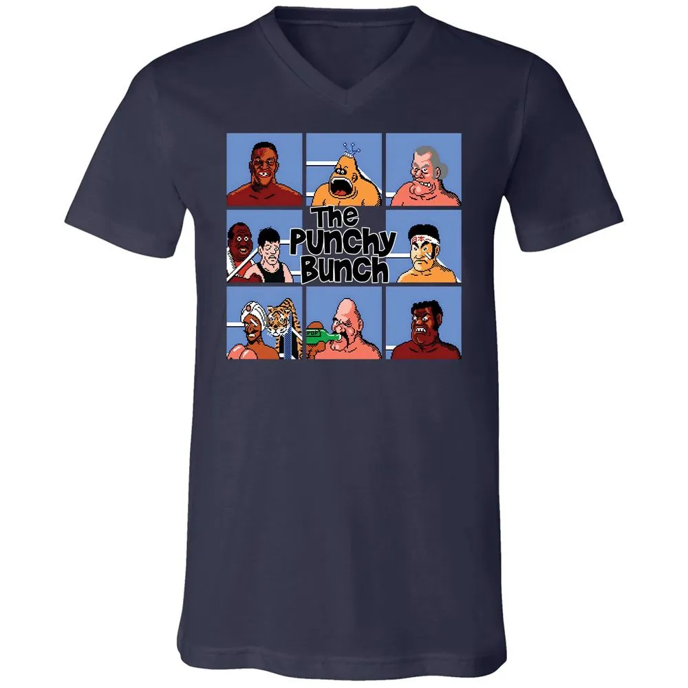 Unisex V-Neck T-Shirt - JAJGFXZY - Navy - 2