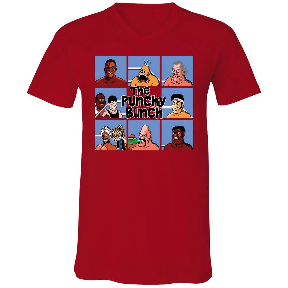 Unisex V-Neck T-Shirt - JAJGFXZY - Red - 3