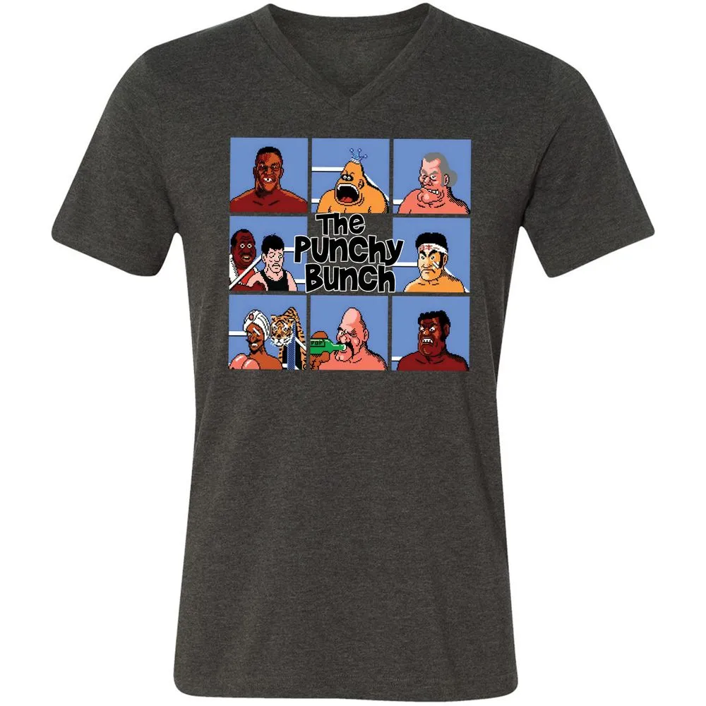Unisex V-Neck T-Shirt - JAJGFXZY - Dark Grey Heather - 8