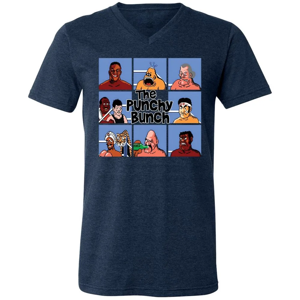 Unisex V-Neck T-Shirt - JAJGFXZY - Heather Navy - 15