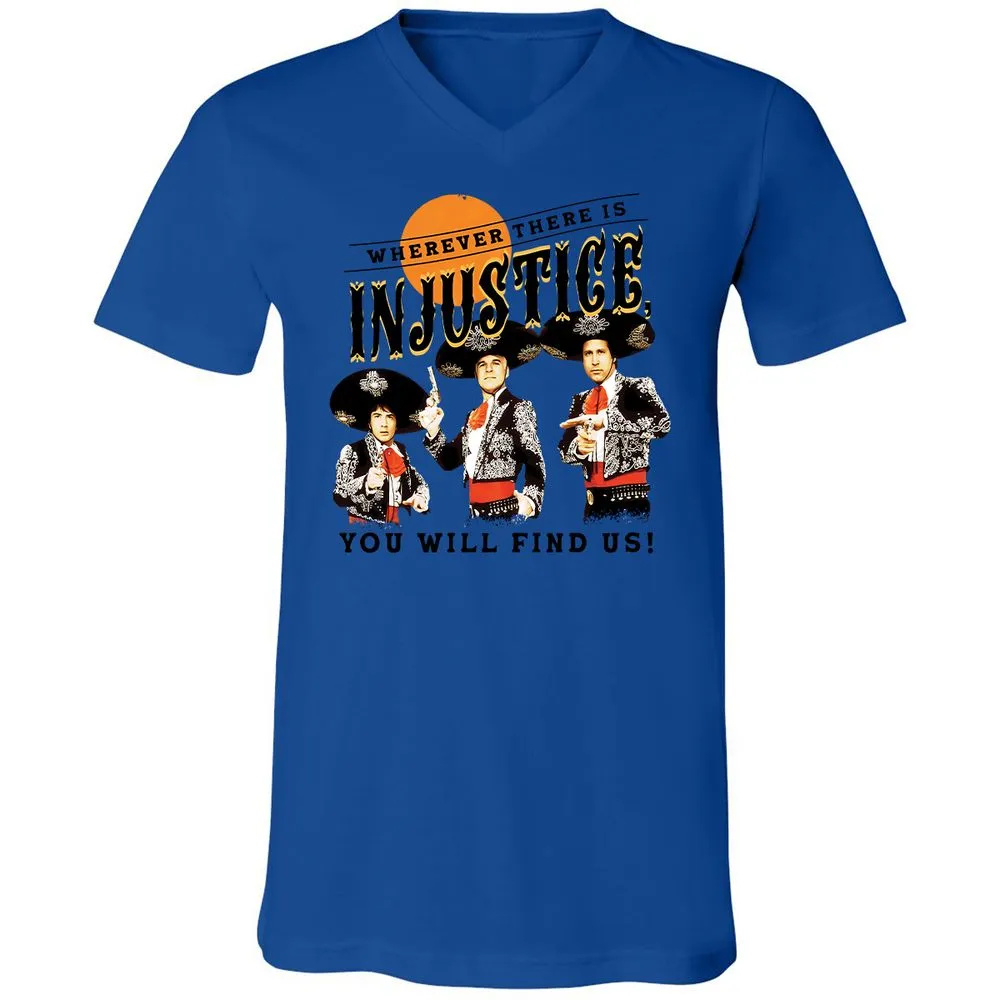 Unisex V-Neck T-Shirt - M5WU67V7 - True Royal - 4
