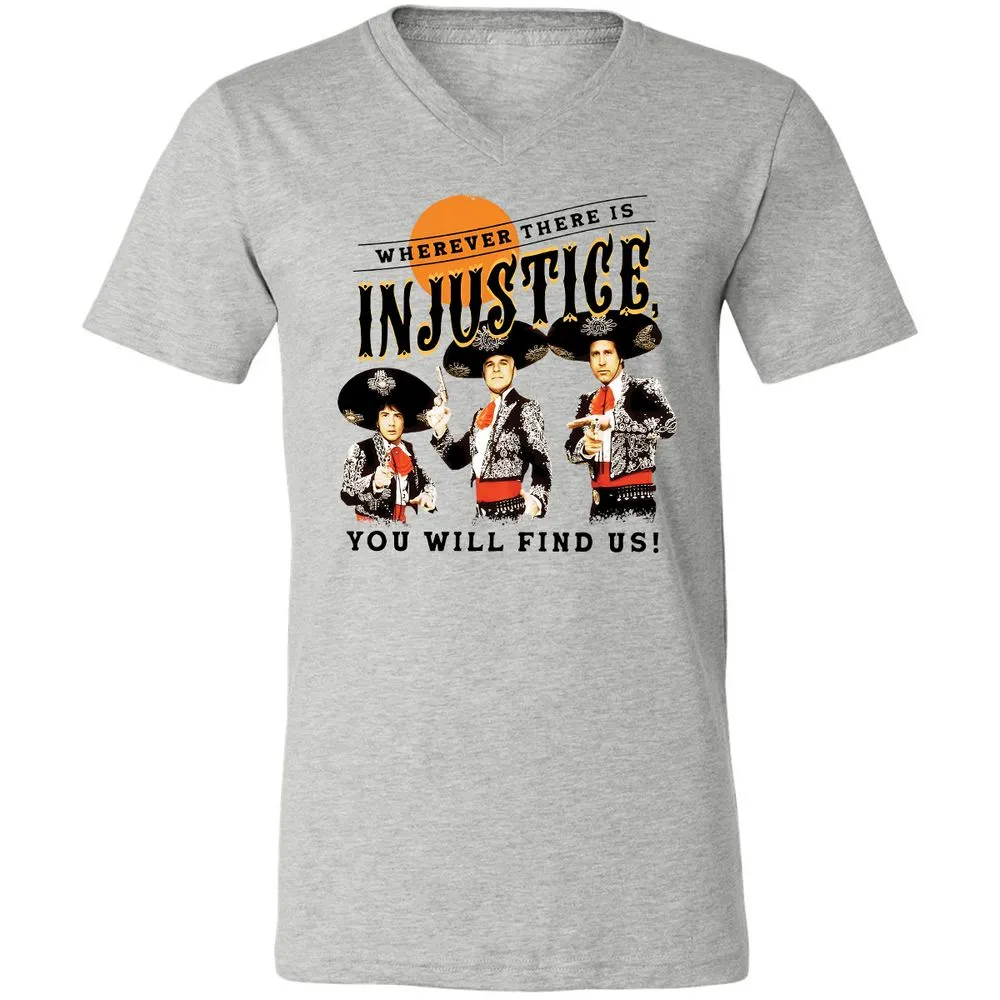 Unisex V-Neck T-Shirt - M5WU67V7 - Athletic Heather - 7