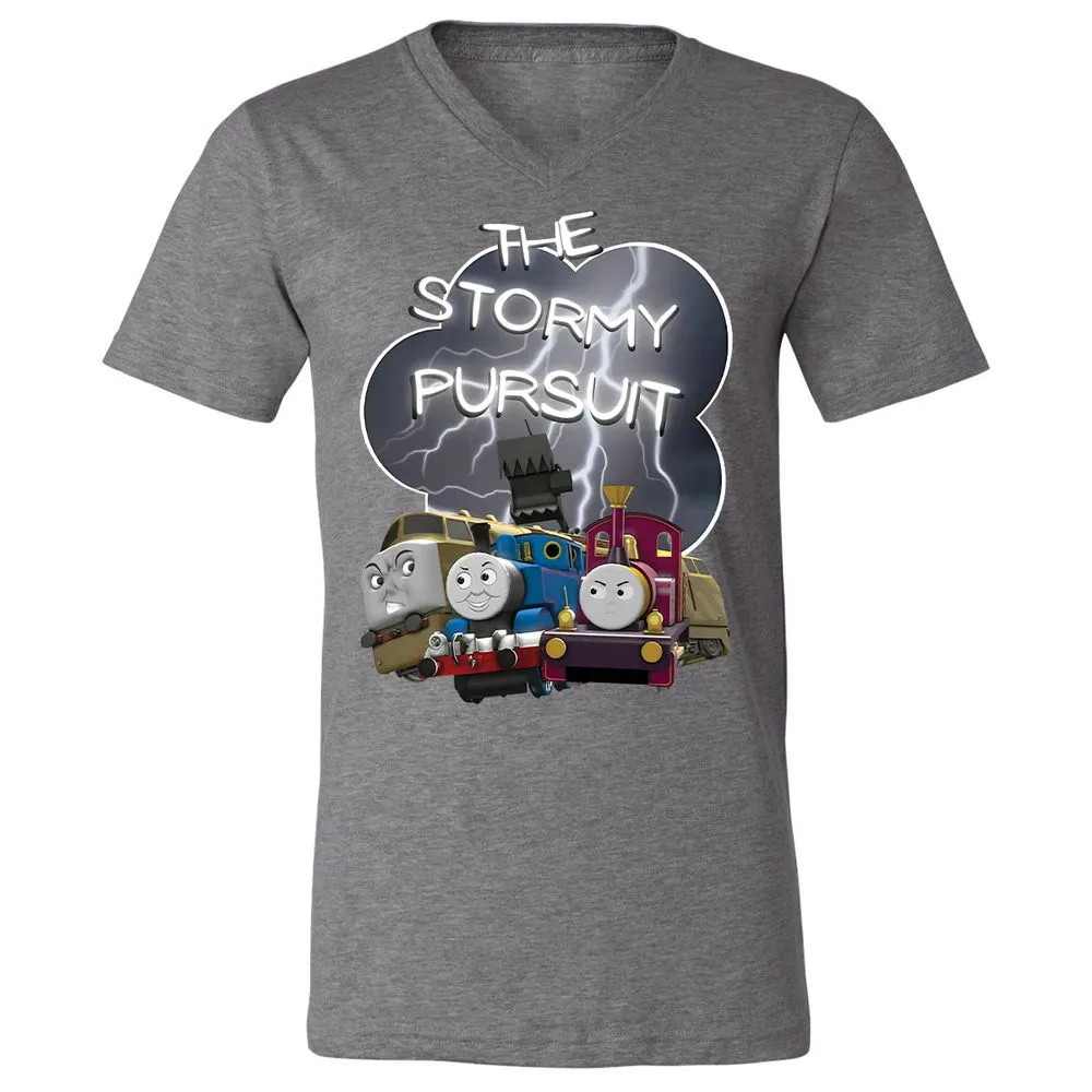 Unisex V-Neck T-Shirt - 465VYU2L - Deep Heather - 13
