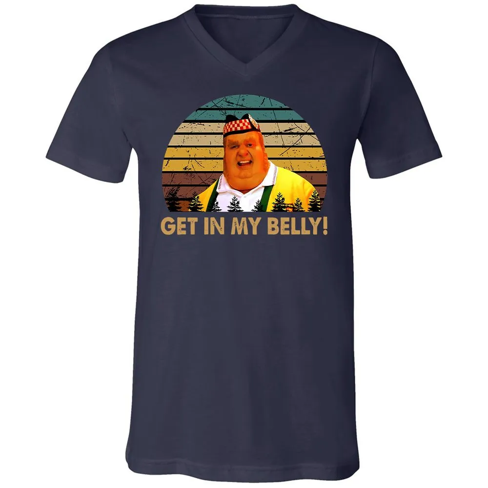 Unisex V-Neck T-Shirt - G2CSV9EY - Navy - 2
