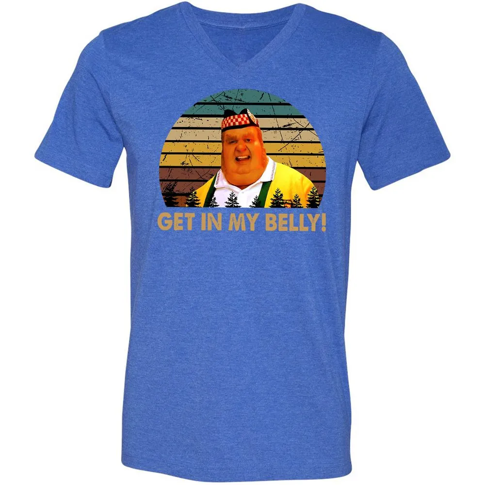Unisex V-Neck T-Shirt - G2CSV9EY - Heather True Royal - 14