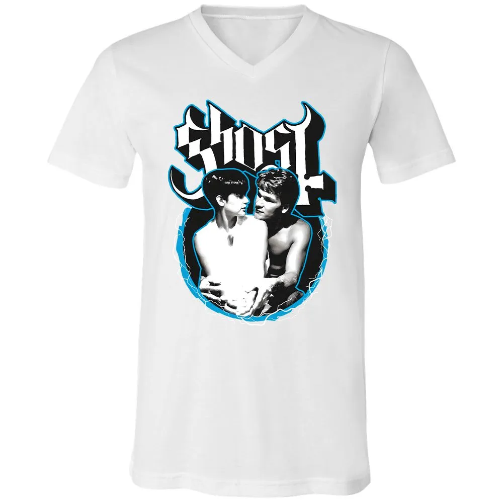 Unisex V-Neck T-Shirt - 5HHKQUC7 - White - 5