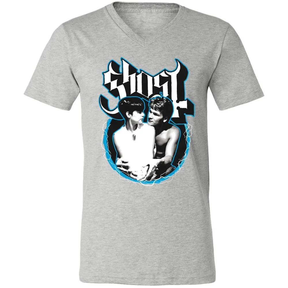 Unisex V-Neck T-Shirt - 5HHKQUC7 - Athletic Heather - 7