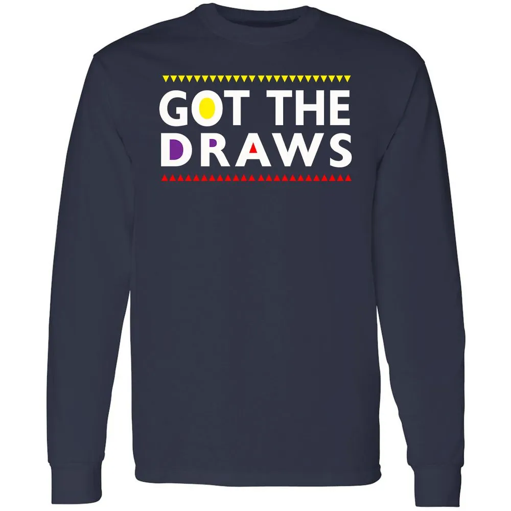 Long Sleeve T-Shirt - GMRHT8WH - Navy - 2