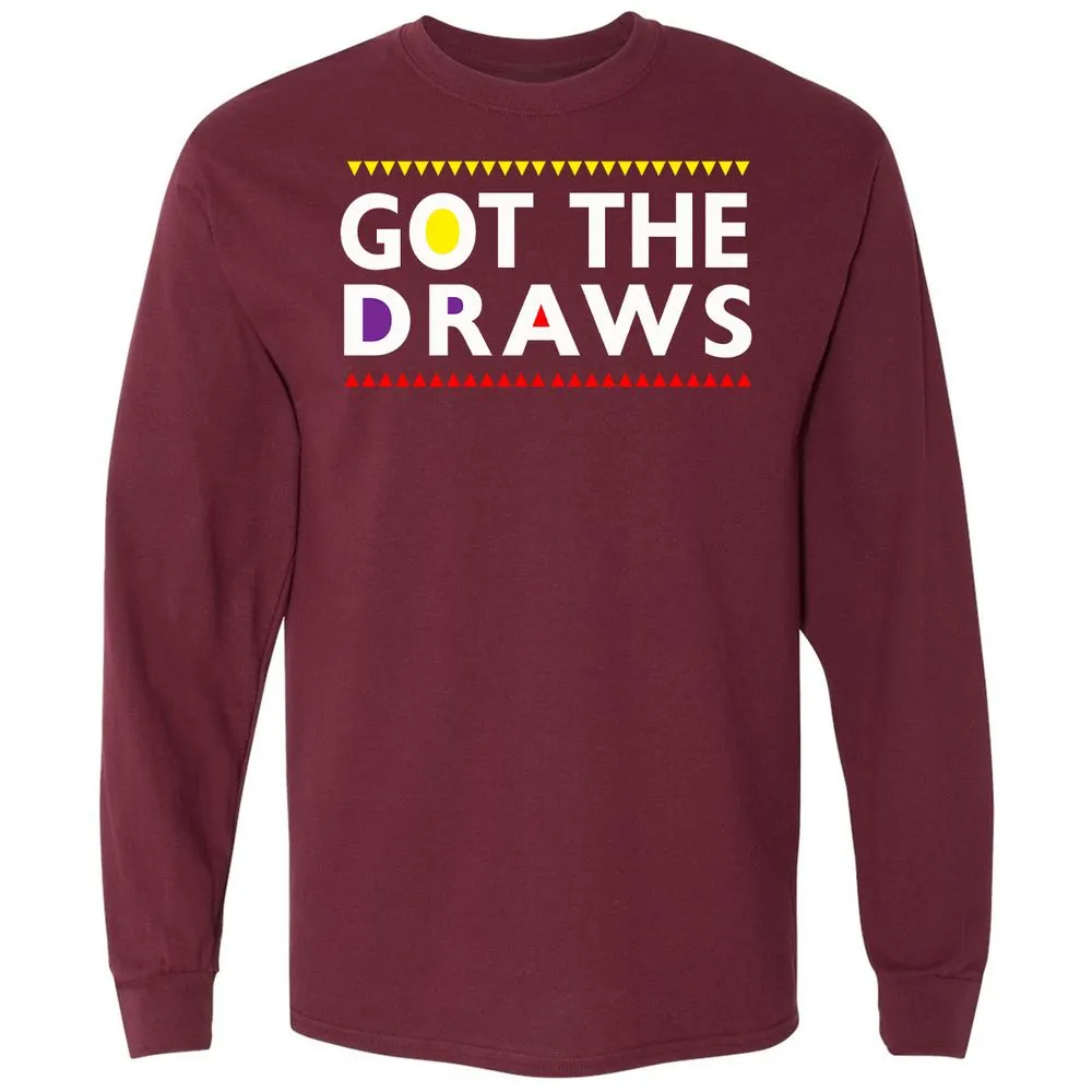 Long Sleeve T-Shirt - GMRHT8WH - Maroon - 11