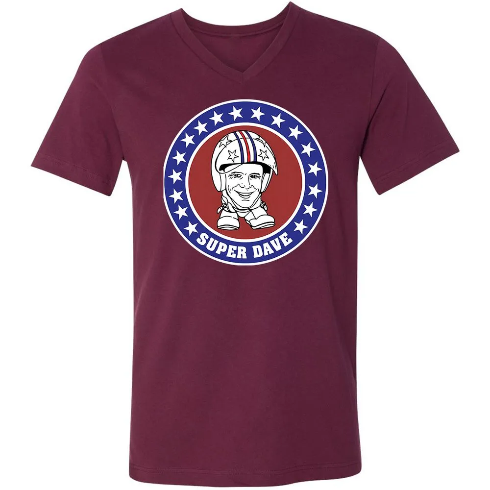 Unisex V-Neck T-Shirt - ULX71FAG - Maroon - 6