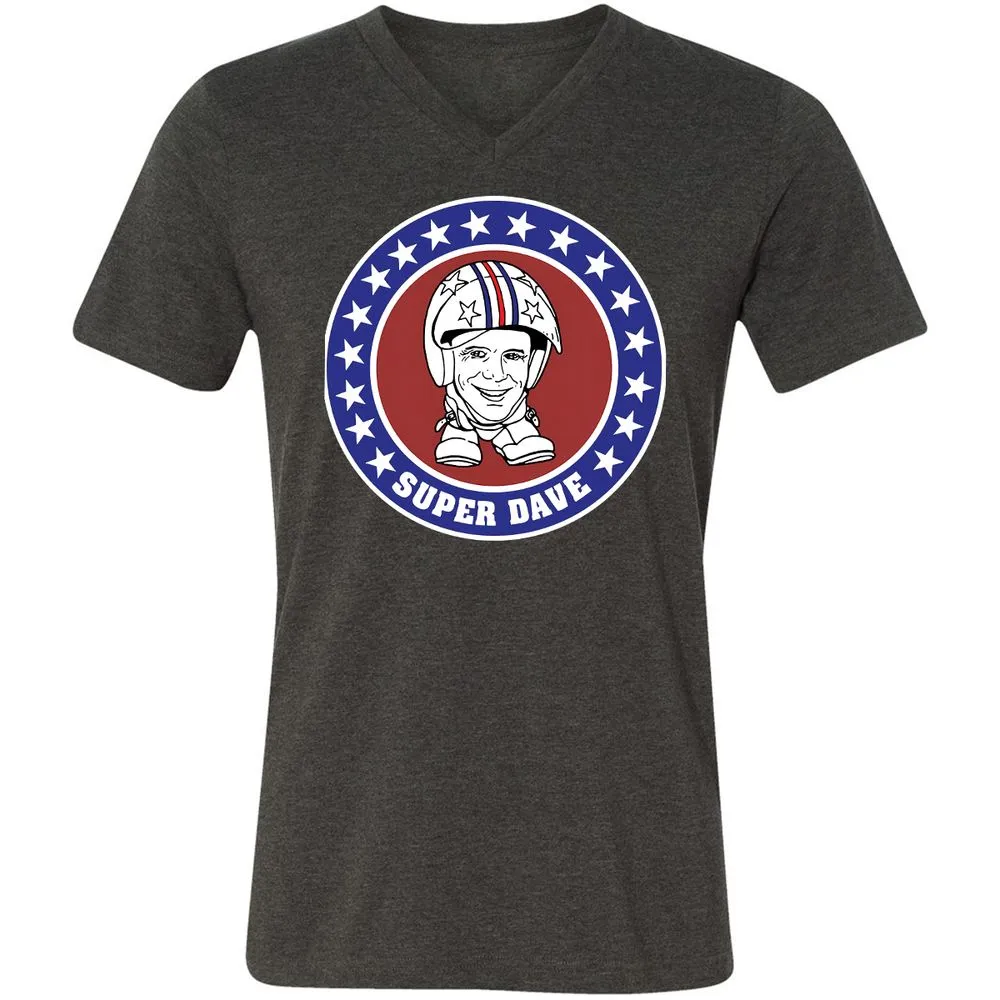 Unisex V-Neck T-Shirt - ULX71FAG - Dark Grey Heather - 8