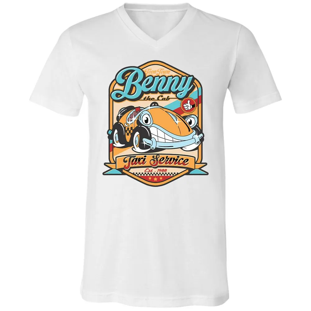 Unisex V-Neck T-Shirt - 2JTHAMFJ - White - 1