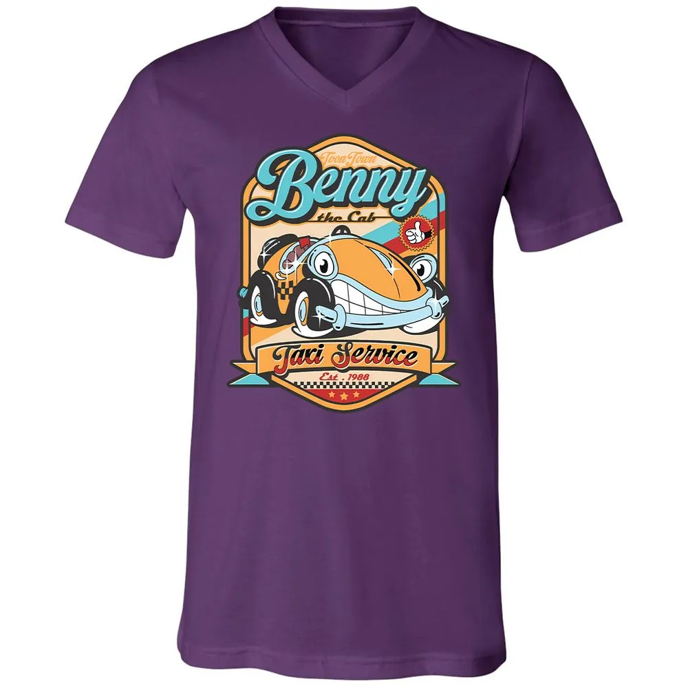 Unisex V-Neck T-Shirt - 2JTHAMFJ - Team Purple - 2