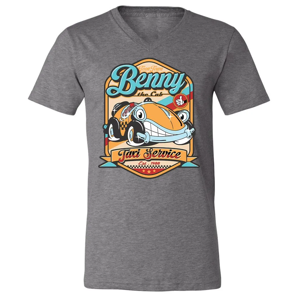 Unisex V-Neck T-Shirt - 2JTHAMFJ - Deep Heather - 13