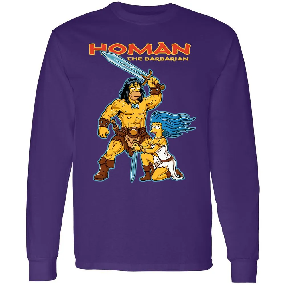 Long Sleeve T-Shirt - 82QGFG4K - Purple - 13