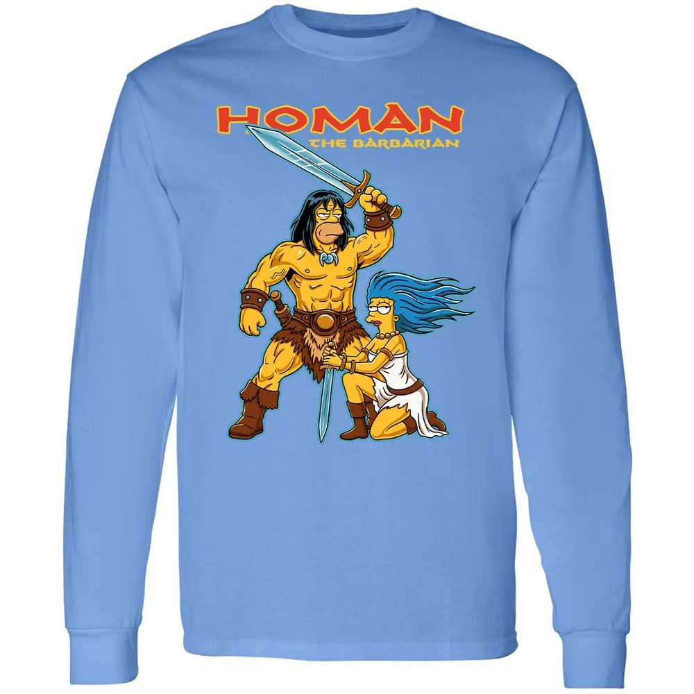 Long Sleeve T-Shirt - 82QGFG4K - Carolina Blue - 12
