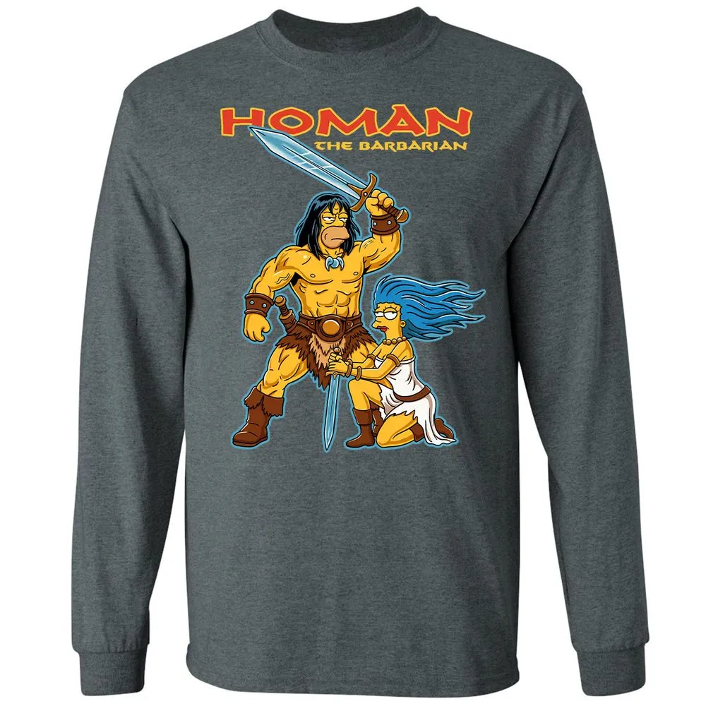 Long Sleeve T-Shirt - 82QGFG4K - Dark Heather - 15