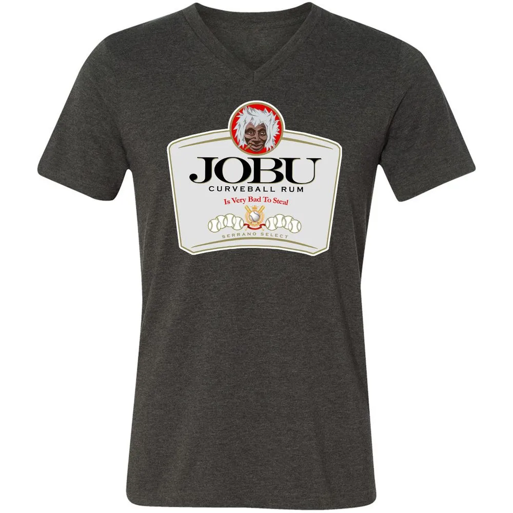 Unisex V-Neck T-Shirt - 2489FSMN - Dark Grey Heather - 8