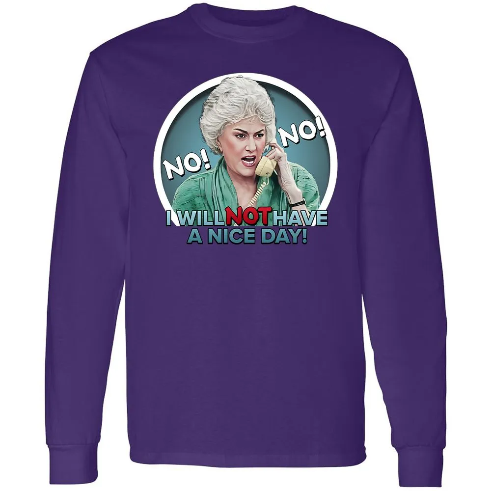 Long Sleeve T-Shirt - FR8HPM62 - Purple - 13