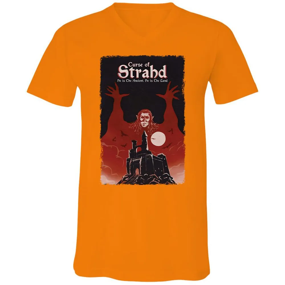 Unisex V-Neck T-Shirt - PKGGG4KS - Orange - 11