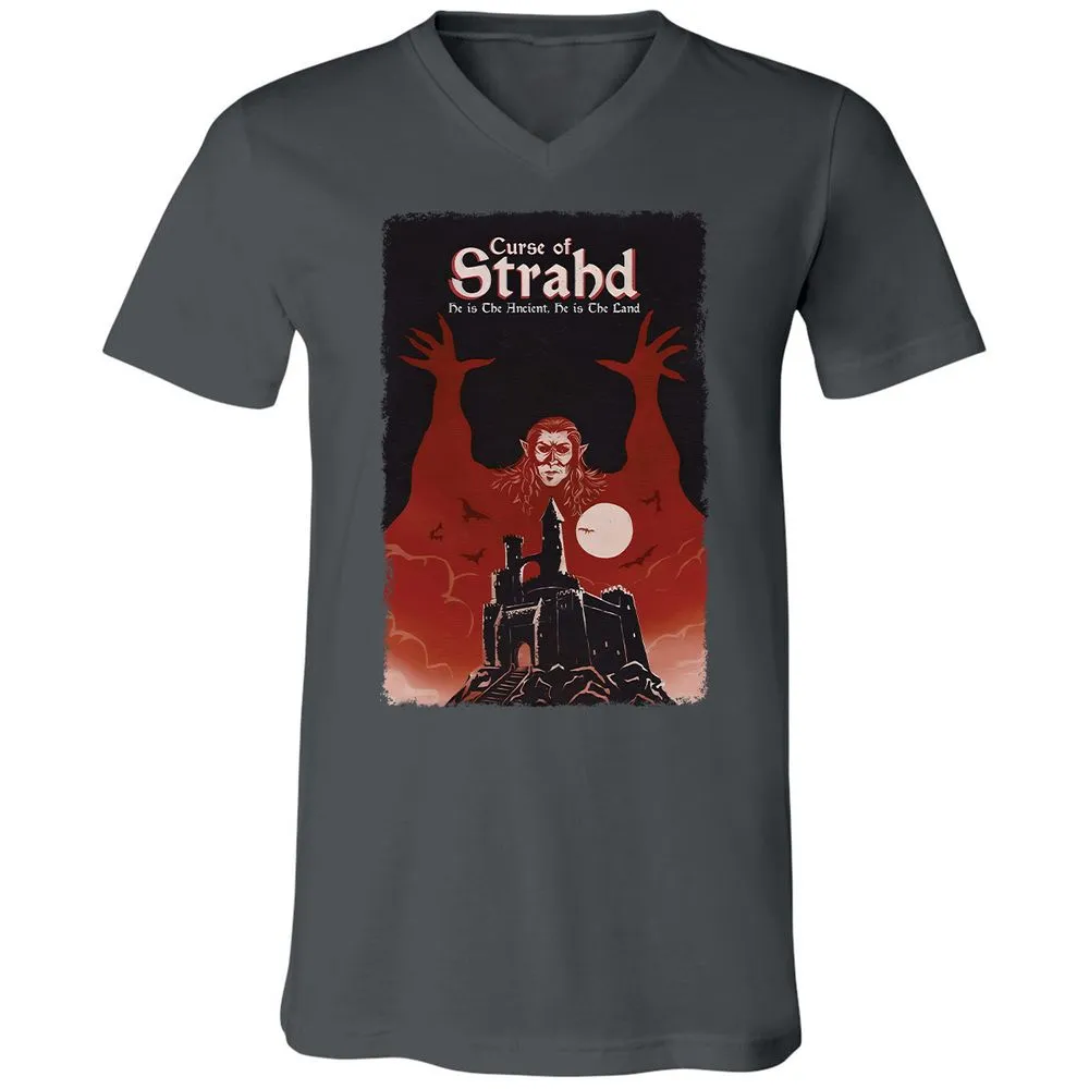 Unisex V-Neck T-Shirt - PKGGG4KS - Asphalt - 12