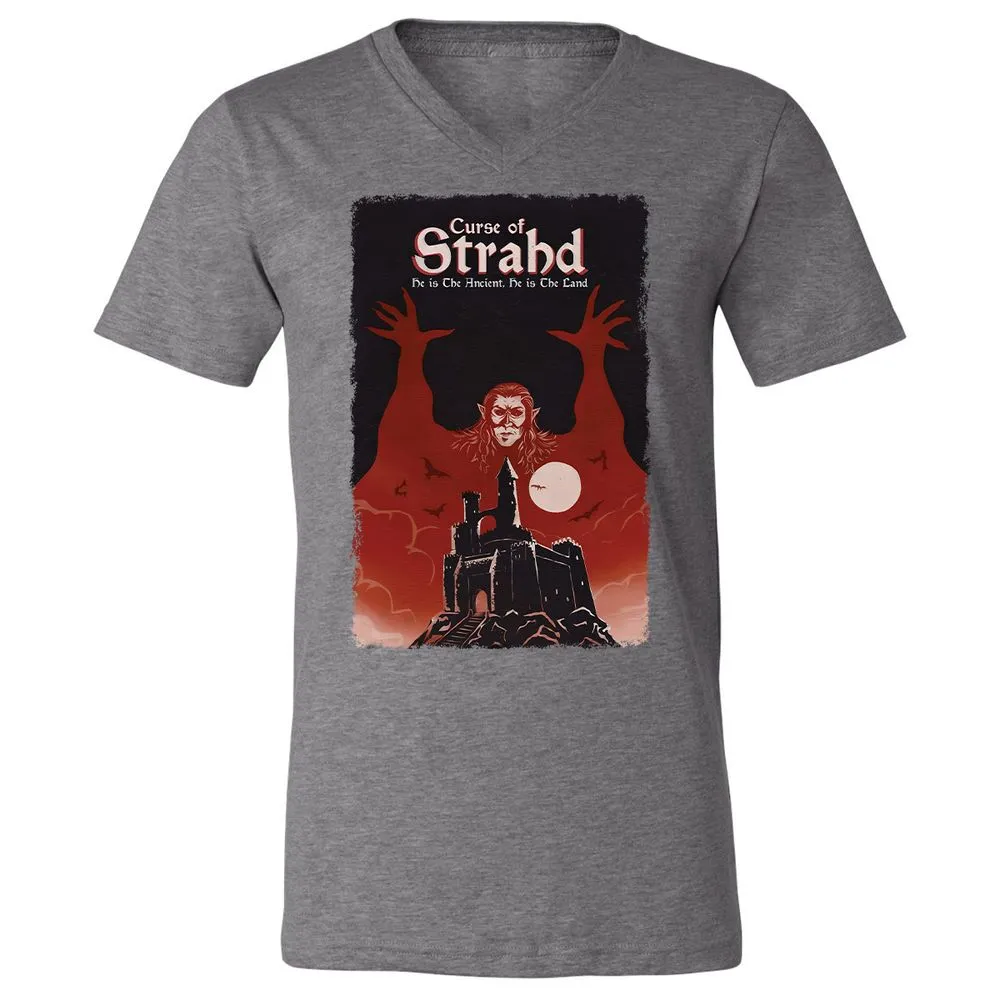 Unisex V-Neck T-Shirt - PKGGG4KS - Deep Heather - 13
