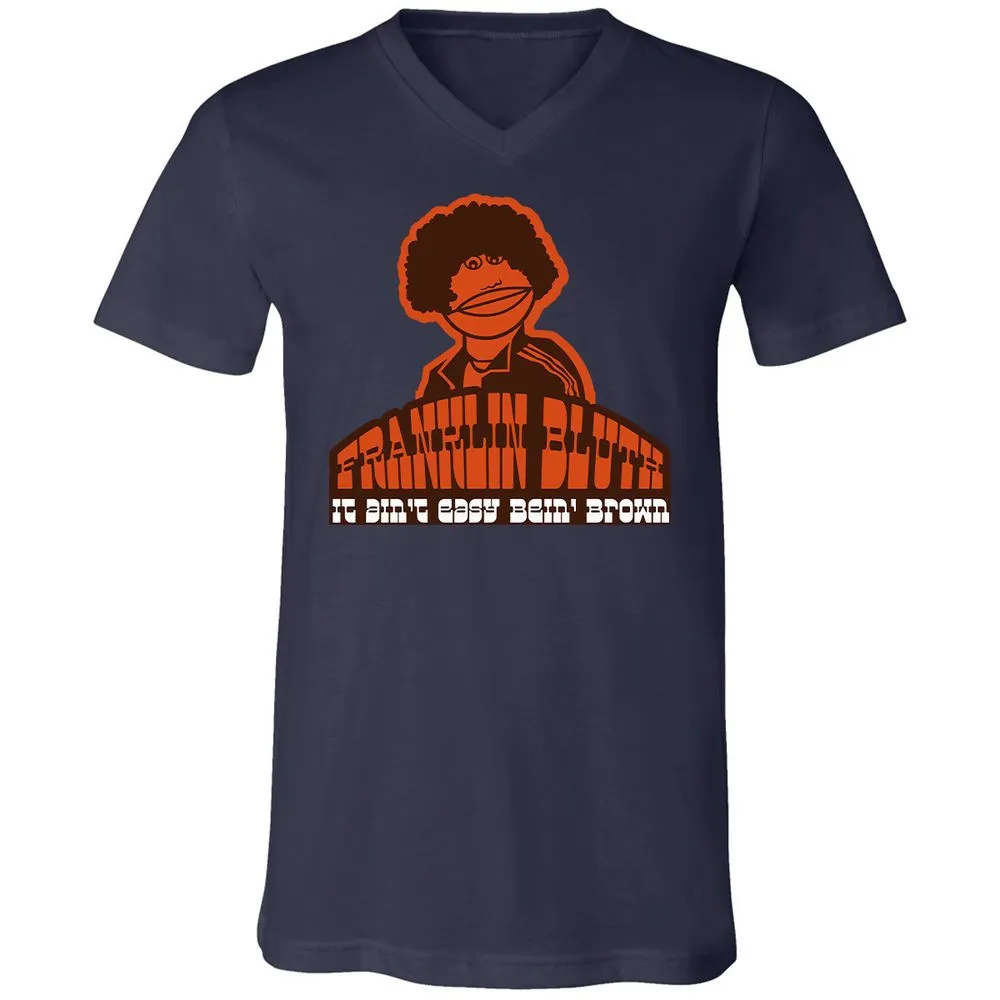 Unisex V-Neck T-Shirt - 4S9AVNBX - Navy - 2
