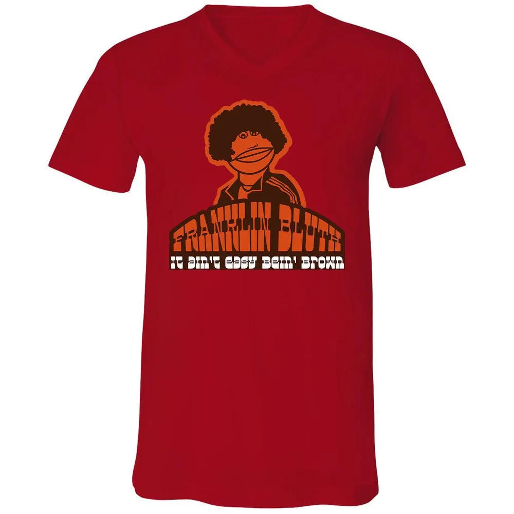 Unisex V-Neck T-Shirt - 4S9AVNBX - Red - 3