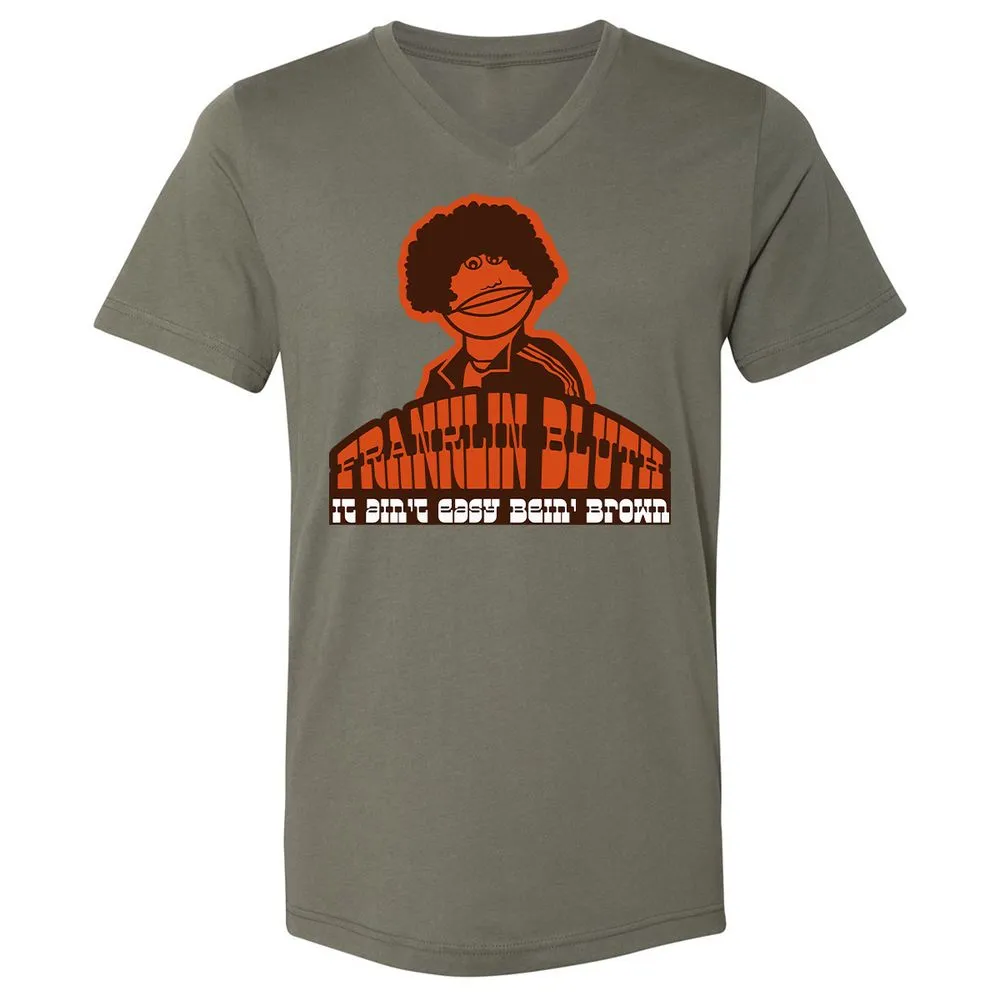 Unisex V-Neck T-Shirt - 4S9AVNBX - Military Green - 10