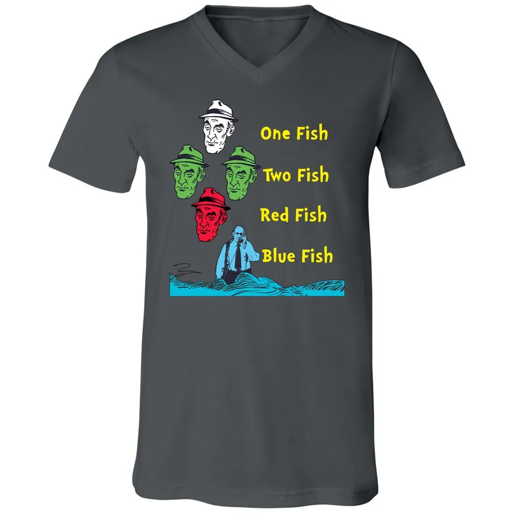 Unisex V-Neck T-Shirt - AC3TR6T4 - Asphalt - 12