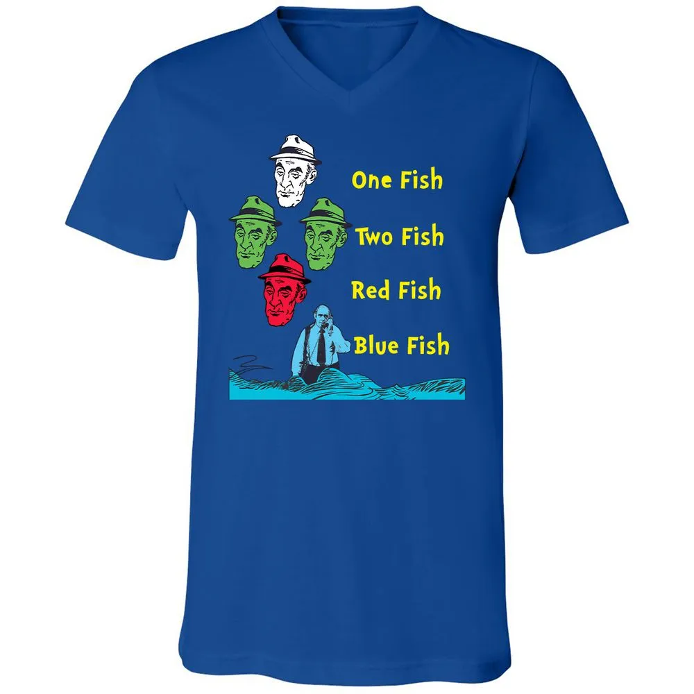 Unisex V-Neck T-Shirt - AC3TR6T4 - True Royal - 4