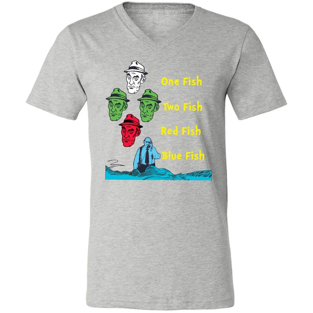 Unisex V-Neck T-Shirt - AC3TR6T4 - Athletic Heather - 7