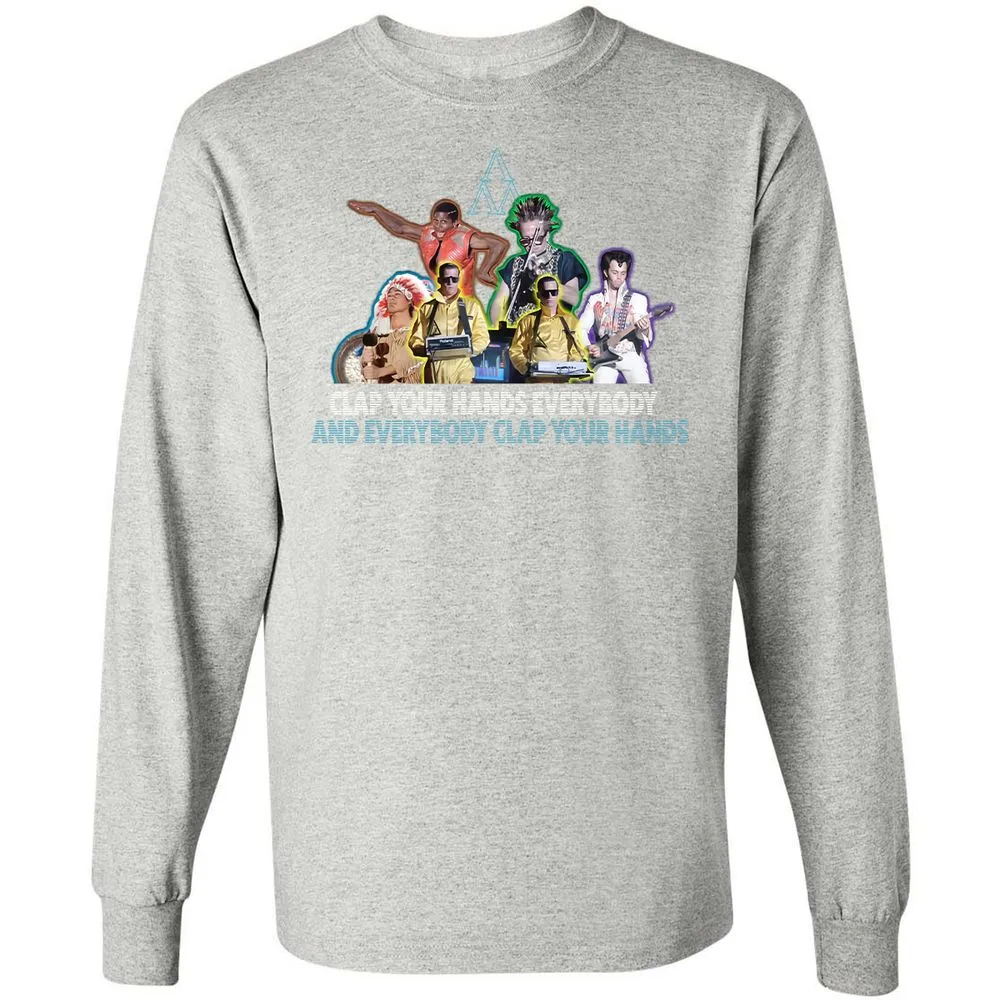 Long Sleeve T-Shirt - GZVCZ2K9 - Ash - 7