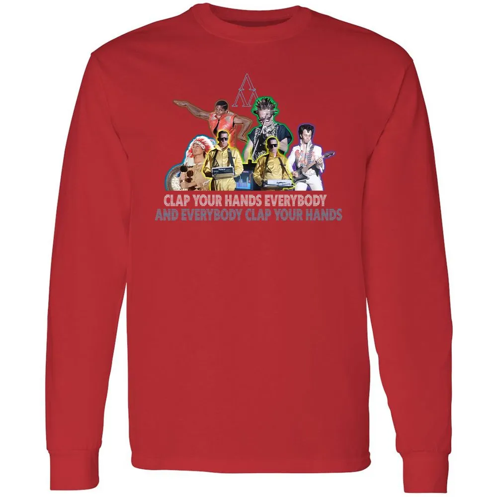 Long Sleeve T-Shirt - GZVCZ2K9 - Red - 14