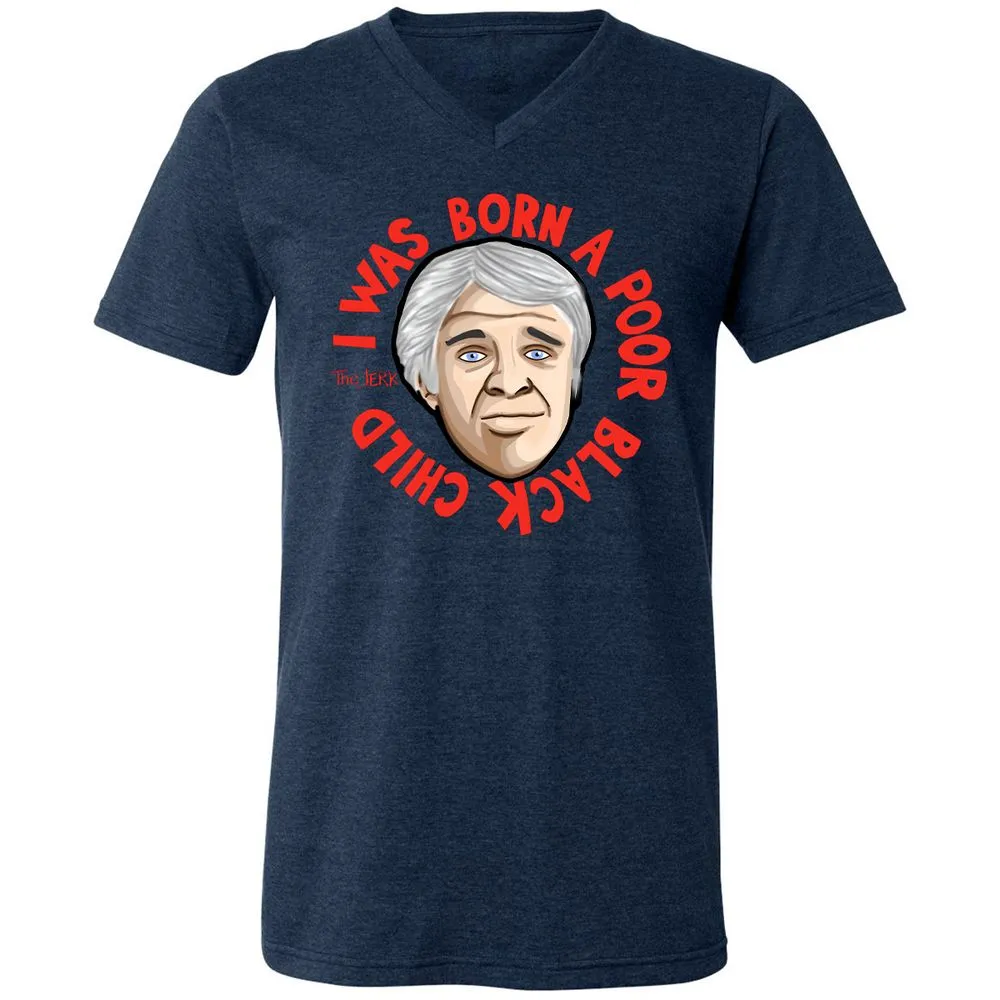 Unisex V-Neck T-Shirt - 22MMA1SP - Heather Navy - 15